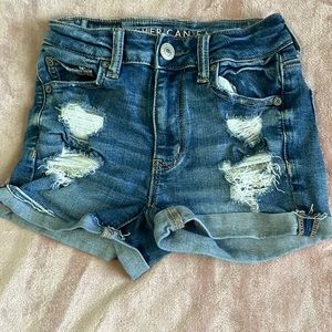 American eagle jean shorts